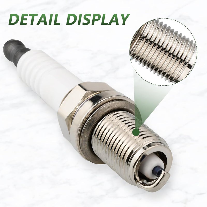 Tecreddy RC12YC Spark Plugs Compatible with Champion Briggs and Stratton 491055 491055S 692051 792015 491055T 5066 Kohler 25 132 12-S JD M78543 531308128 Lawn Mower Engine - Image 3
